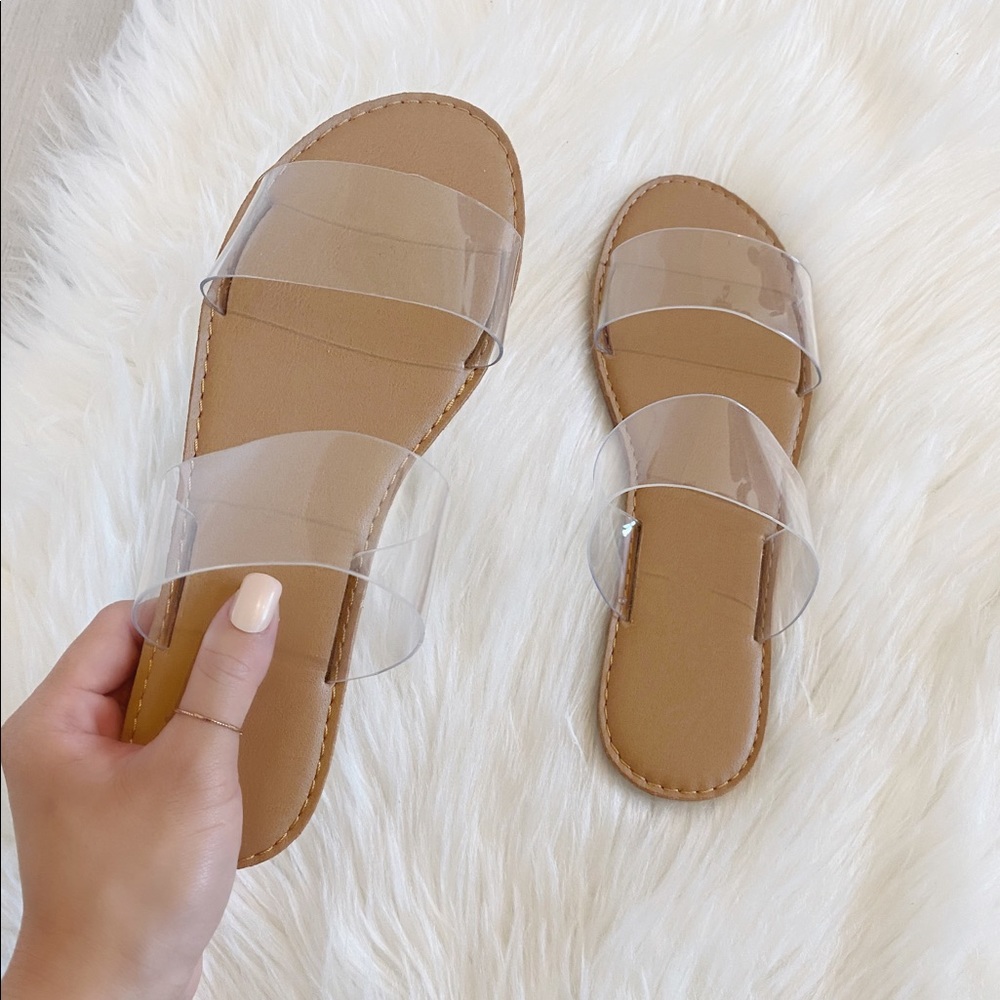 Clear Slide Sandal - Picture 2 of 3